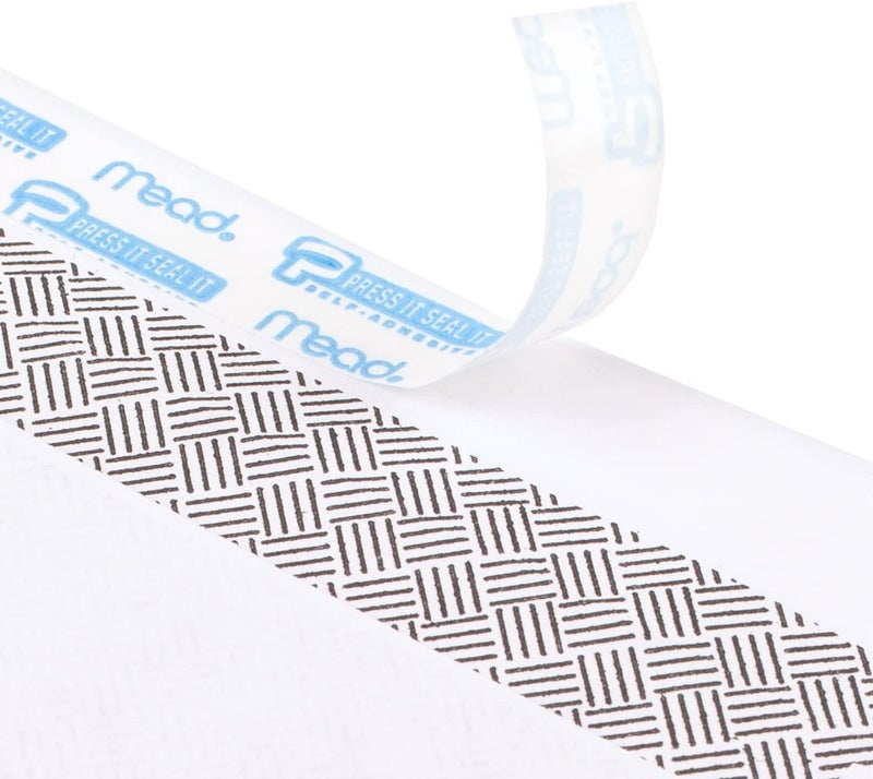 Mead #6-3/4 Envelopes, 3-5/8" x 6-1/2", Security Printed Lining for Privacy, Press-It Seal-It Self Adhesive Closure, White All-Purpose 20-lb Paper Mailing Envelopes, 500 Count (742021) - Image 3